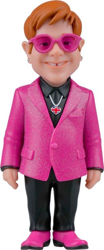 Elton John Minix Figur - Pop-Ikone im glamourösen Produktbild 