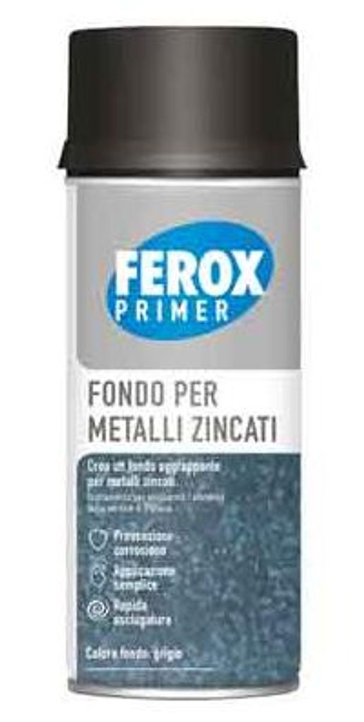 BOMBOLETTA PRIMER PER METALLI ZINCATI 'FEROX' 400 ml Immagine del prodotto 