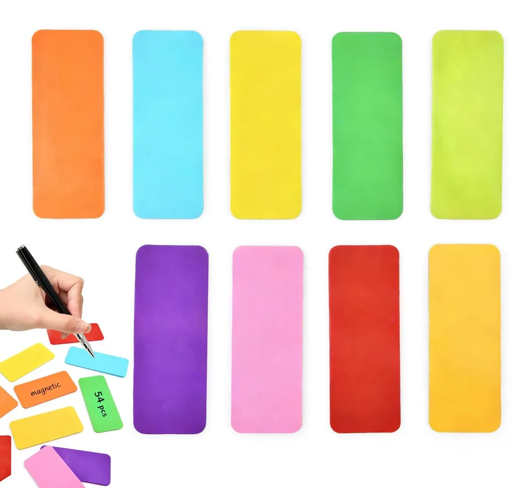 Aimants Inscriptibles en Couleur pour Frigo et Panneaux Magnétiques Pro