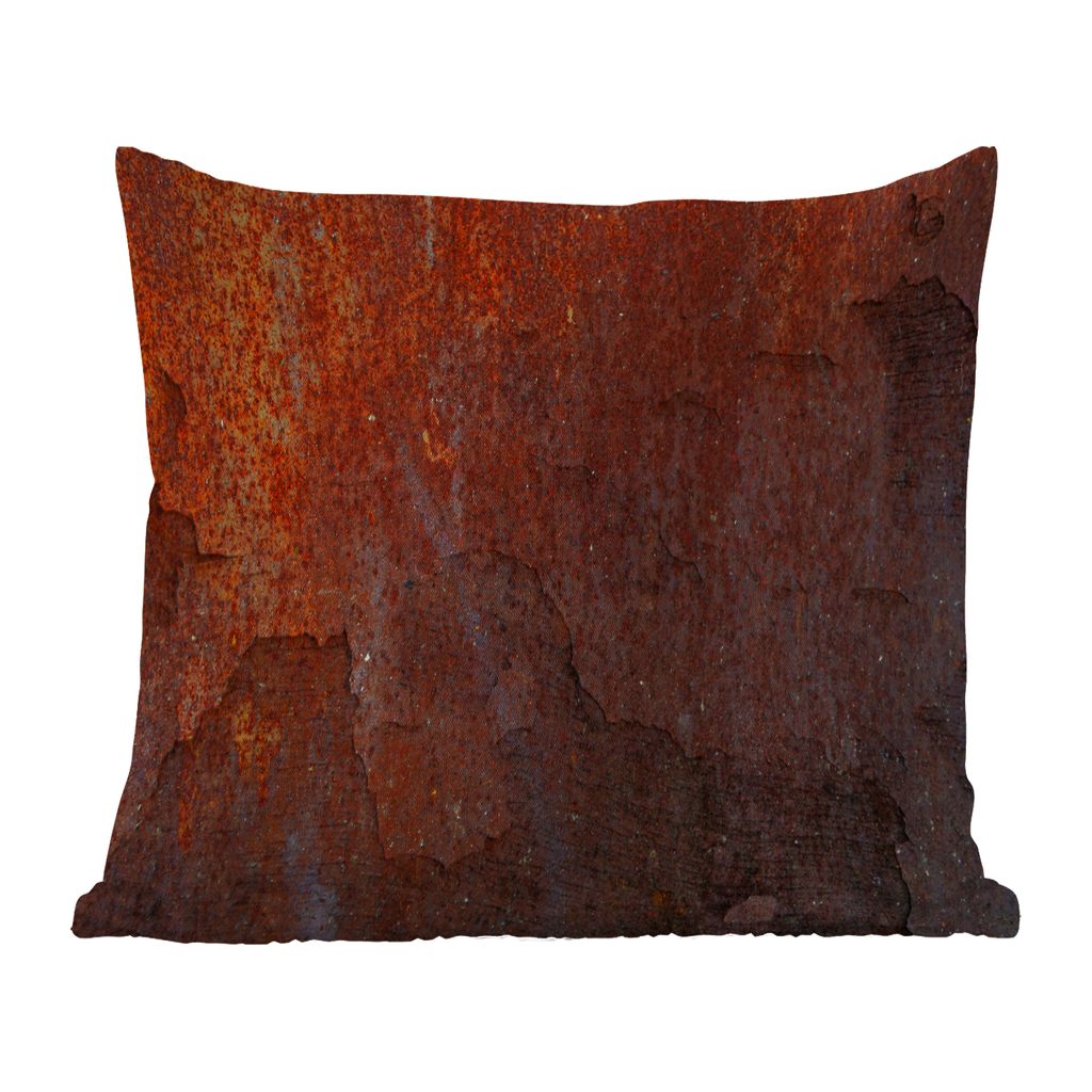 MuchoWow Outdoor Kissen - Rost - Farbton - Gelb - 45x45 cm - Wetterfest - Lounge Kissen - Fotokissen - Dekoratives Kissen