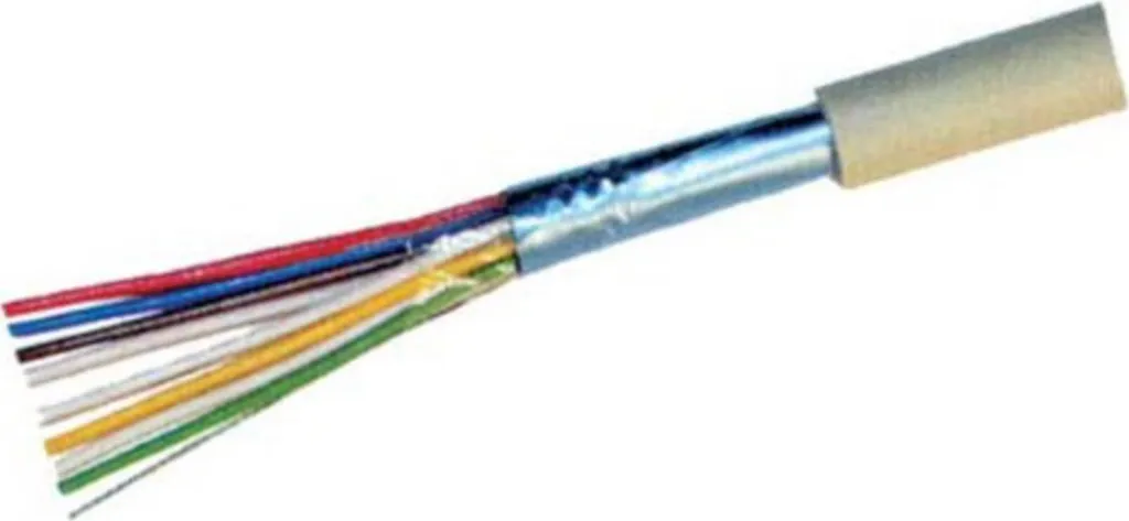 Câble téléphonique J-Y(ST)Y 4x2x0,6 S/CONN 15m (76850-15) Rond Encastré