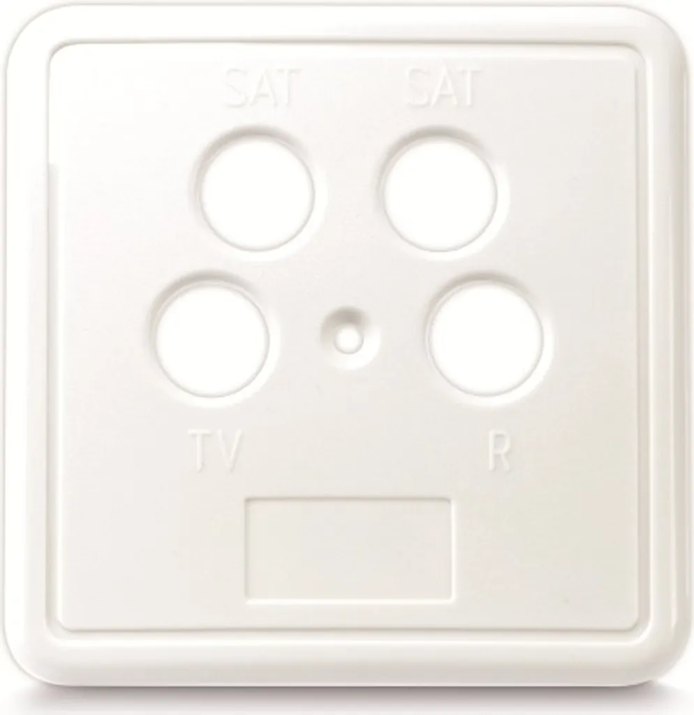Cacher les trous muraux avec la plaque 4 trous blanc - Finition propre