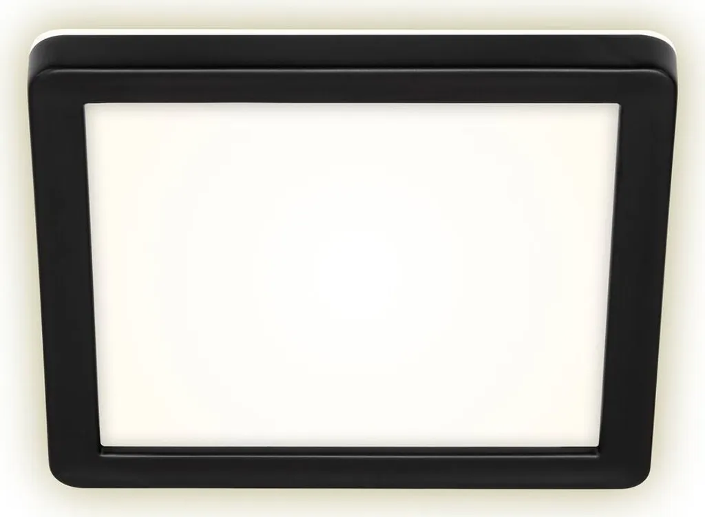 BRILONER FRANKFURT Lampada da parete per esterni a LED, IP44 Protezione dagli spruzzi d'acqua, effetto retroilluminato, luce bianca neutra, nero, 19 x 19 x 2,8 cm