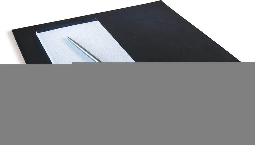 Sous-main cuir DURABLE 420x300mm Noir antidérapant pour conférence pro