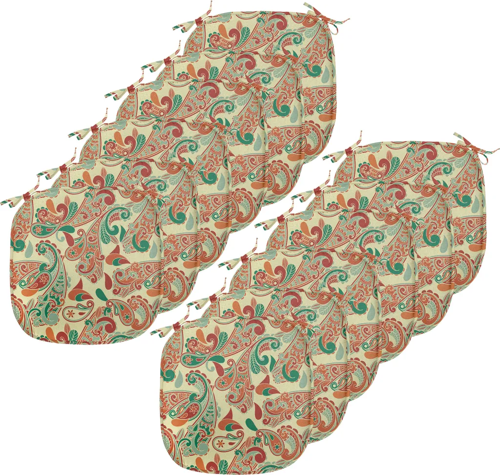 Stock 12 Cuscini Sedie 40x40 Paisley Impermeabili Professionali