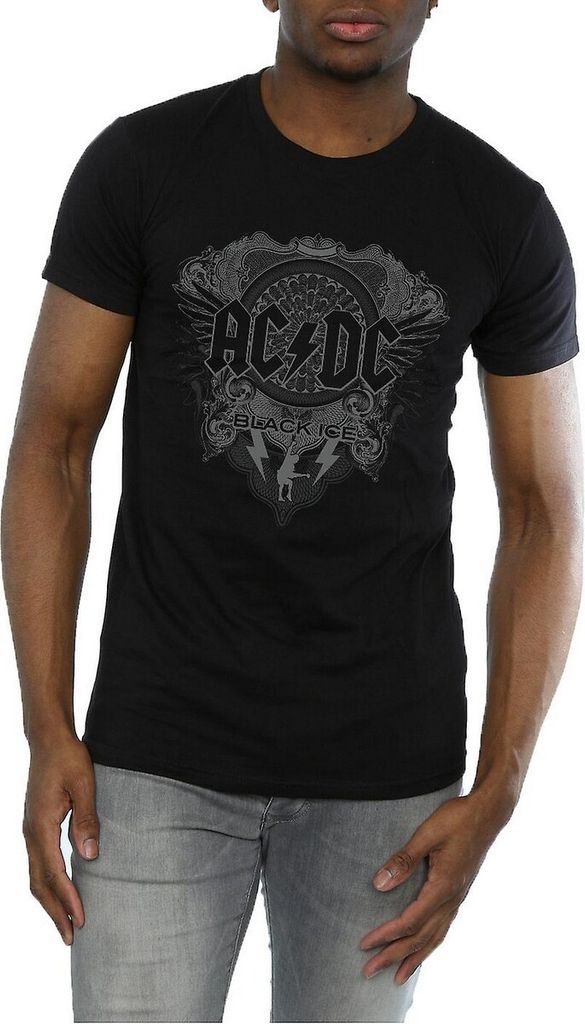 AC/DC - "Black Ice" T-Shirt für Herren BI522 (M) (Schwarz)