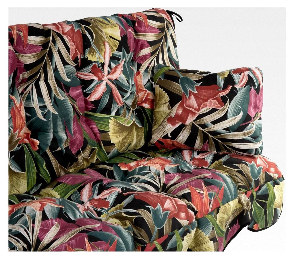 Auflage für Hollywoodschaukel 180x50 cm mit Rückenlehne und 2 Seitenkissen
