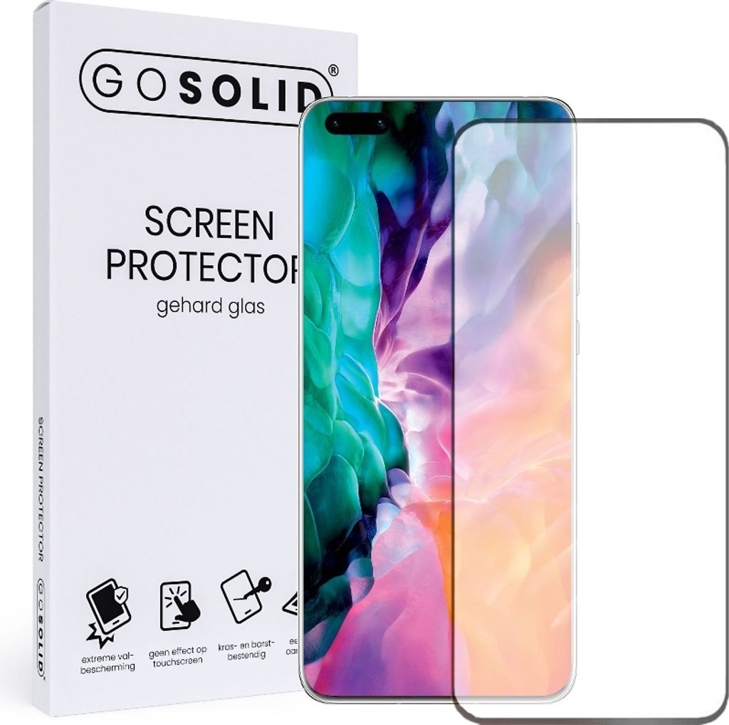 GO SOLID! Displayschutzfolie für Huawei Mate 40 Pro+ gehärtetes Glas