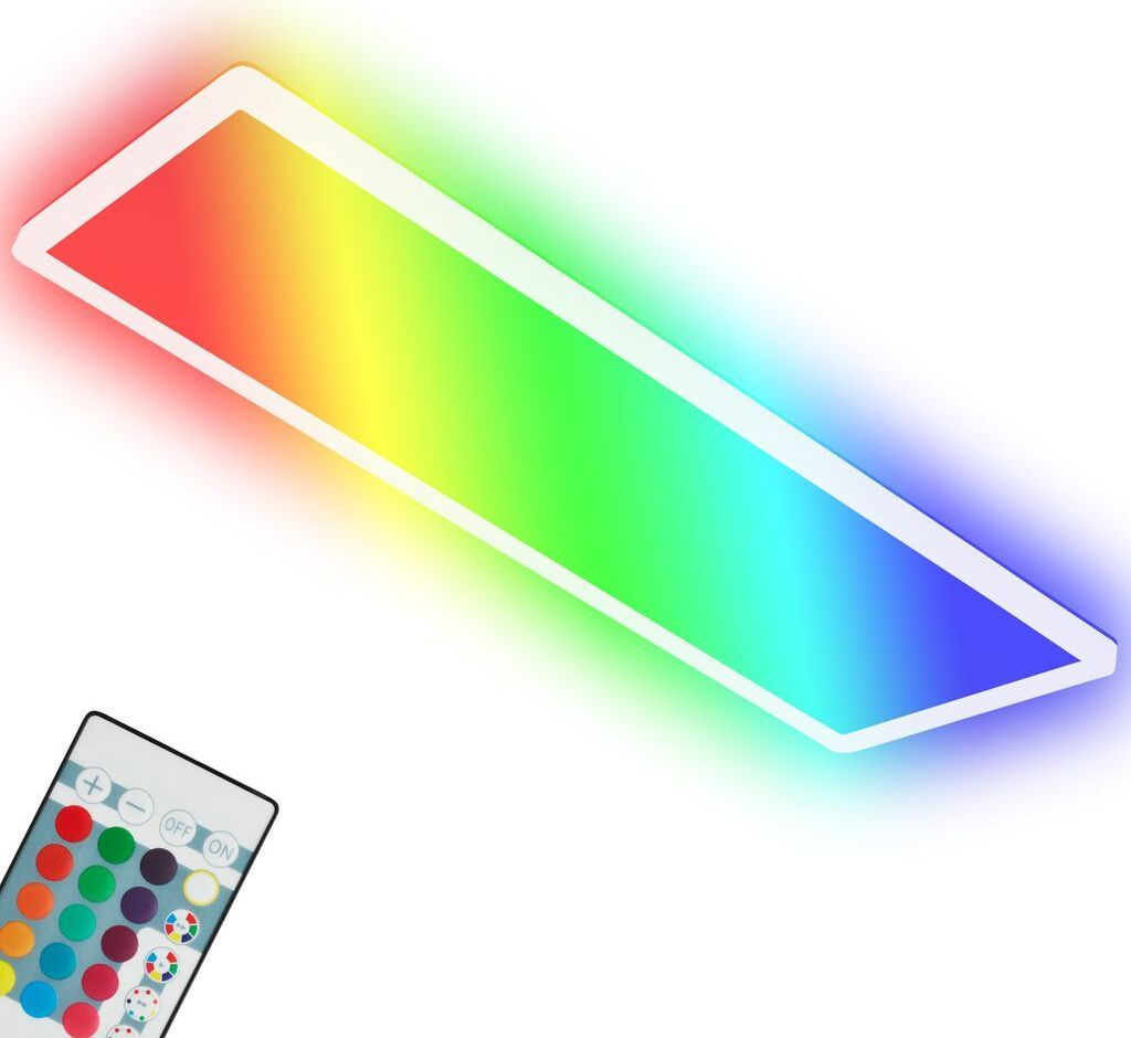 Briloner Leuchten  Ultraflache Deckenlampe RGBW, LED Produktbild 