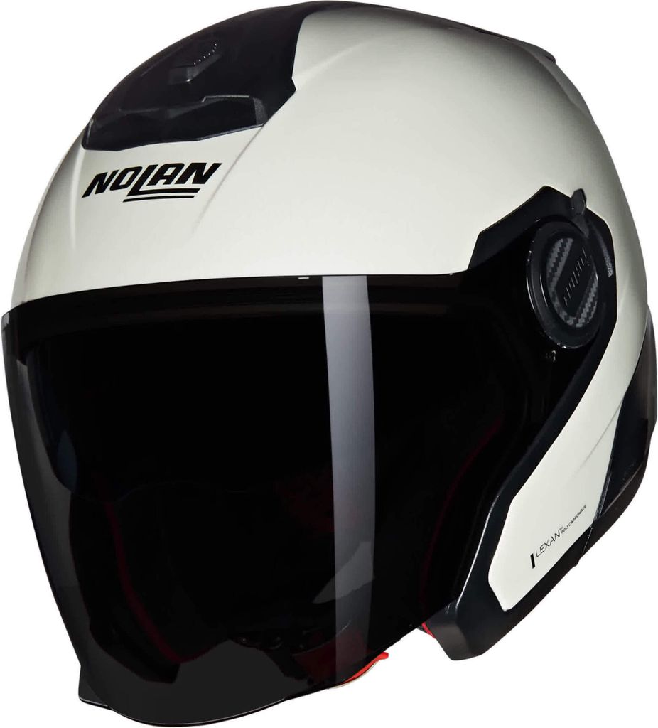 Nolan N40-5 06 Classico Nobile N-Com Jethelm, perlmuttweiß, M (58)