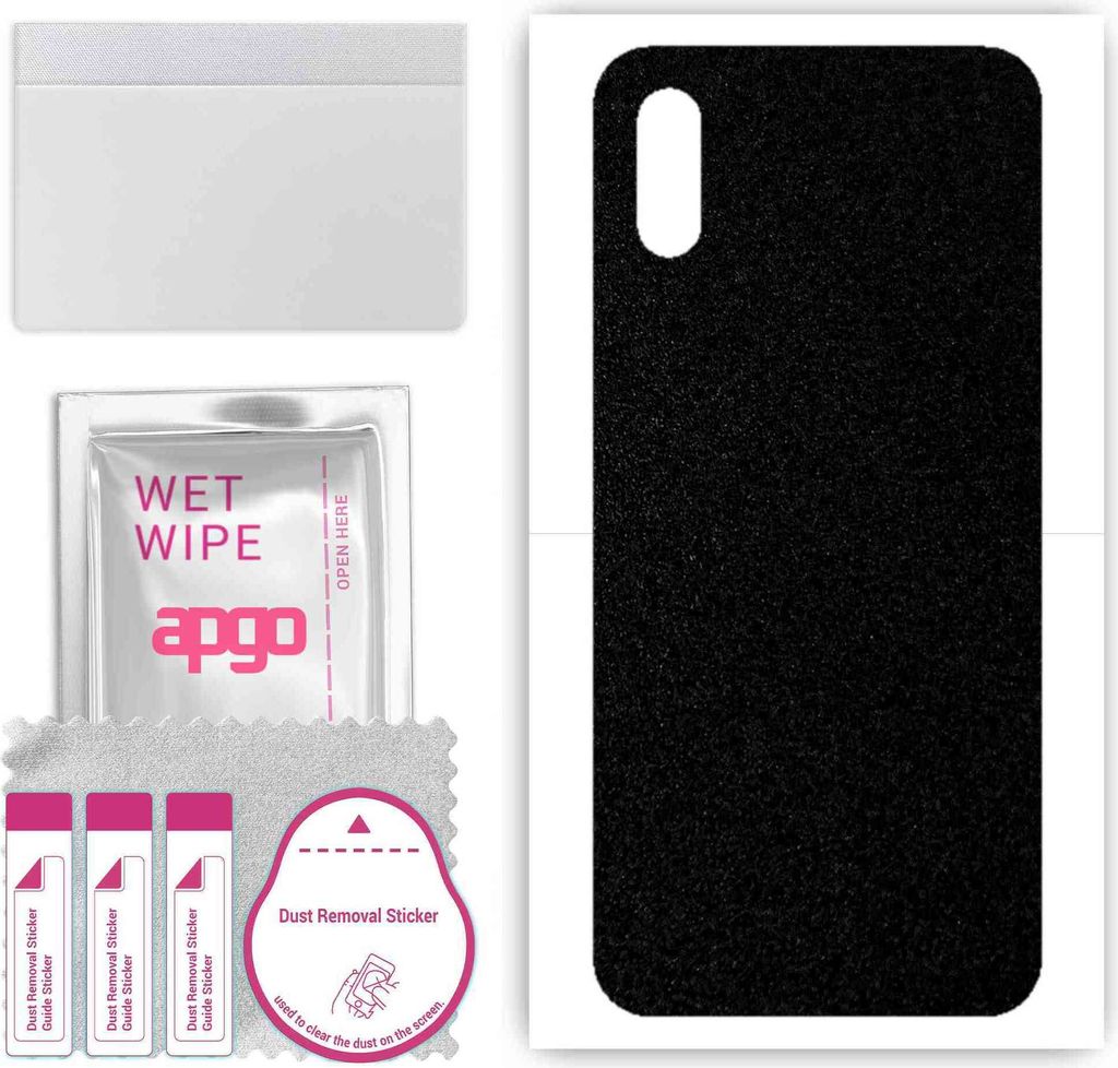 apgo Rückseite Schutzfolie, Skin, kompatibel mit Xiaomi Redmi 9A Sport, Hinten Displayschutzfolie aus Vinylfolie, kratzfest, einfache Montage - Ma...