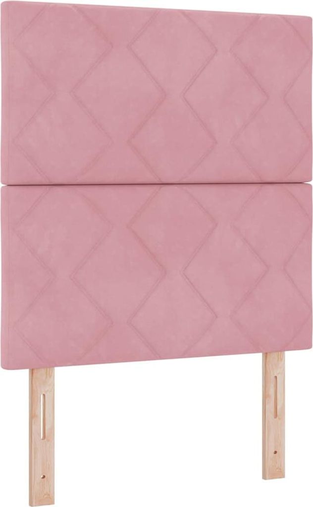 vidaXL Kopfteil Rosa 80 cm Samt