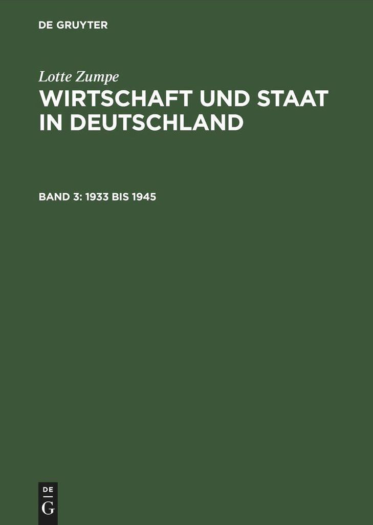 1933 bis 1945