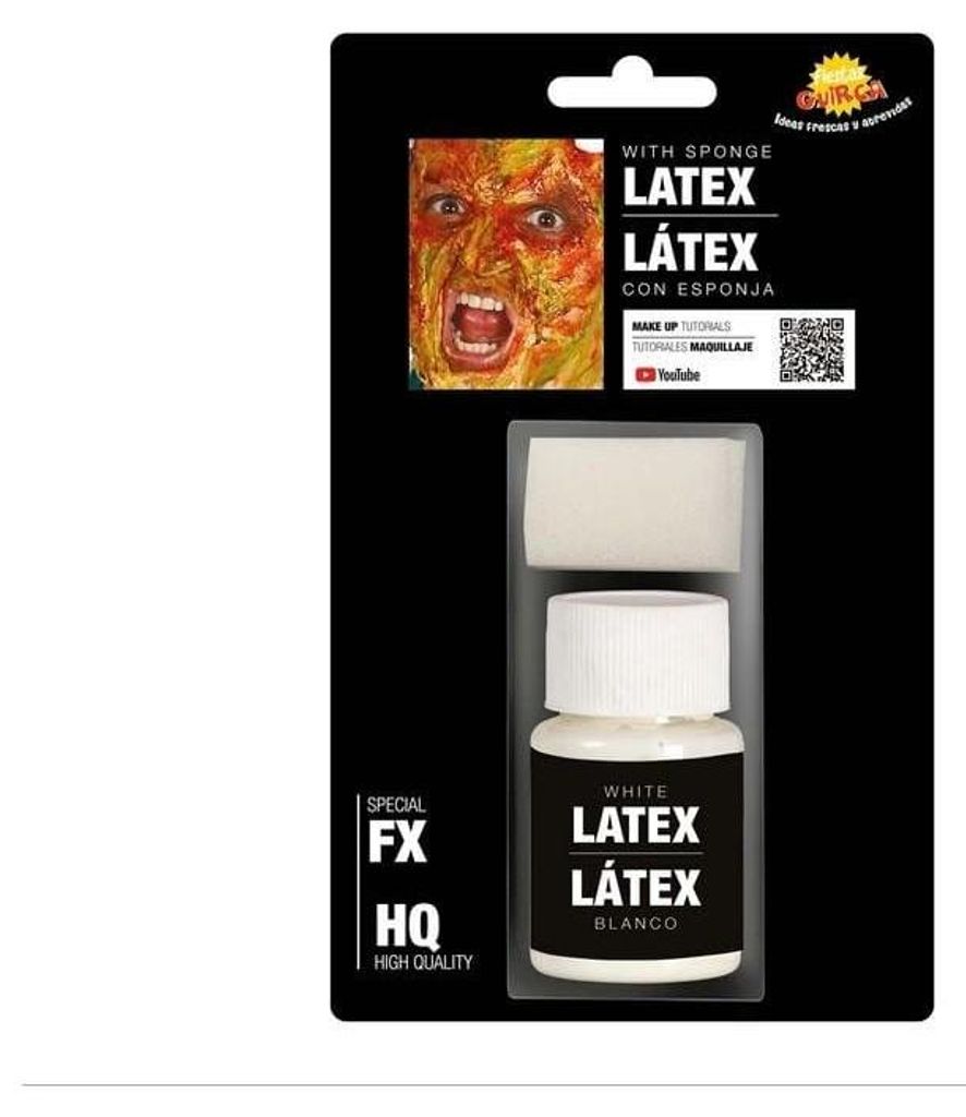 Biely latex s hubkou 26gr - Halloween Obrázok produktu 