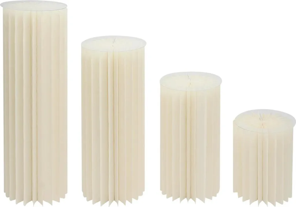 Podiums pliables 40-100cm - Supports d'exposition blancs jusqu'à 30kg