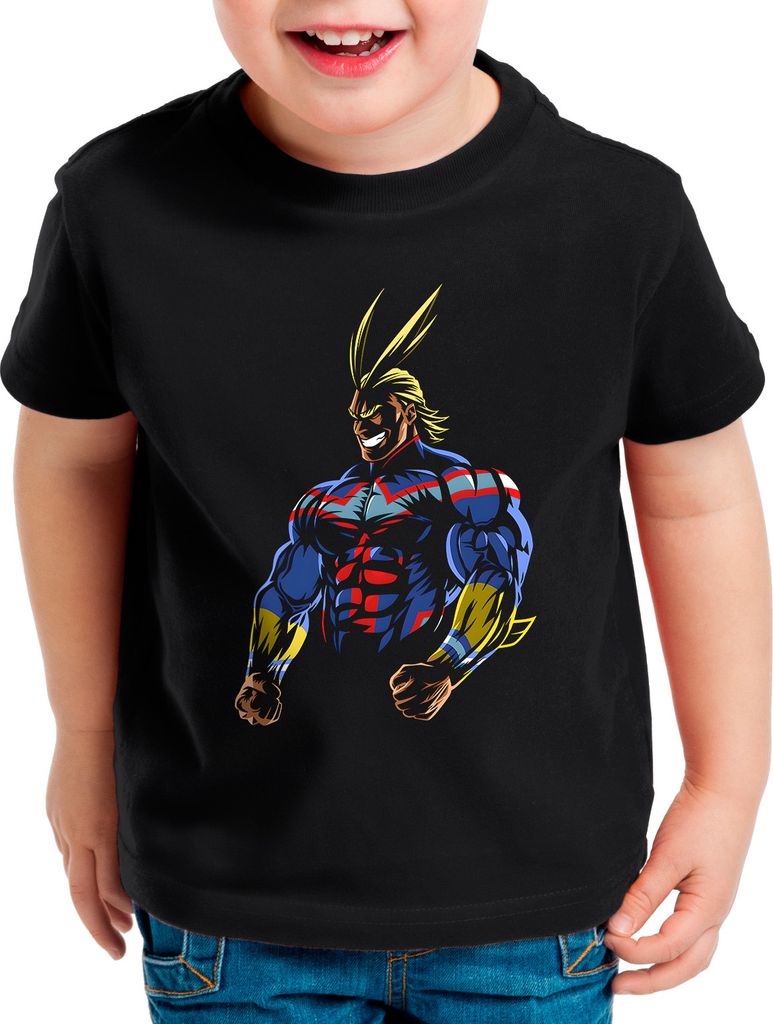 style3 Forever All Might Kinder T-Shirt superhero japan acade mia manga