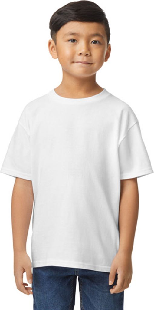 Gildan - "Softstyle" T-Shirt für Kinder BC5382 (116) (Weiß)