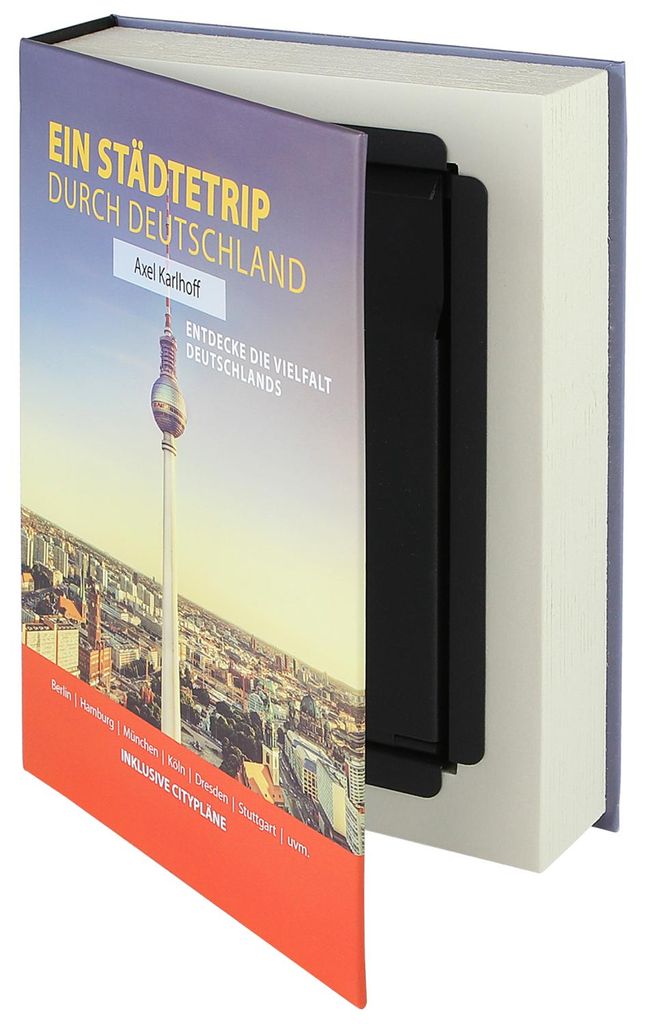Buchtresor mit Papierseiten, Geldversteck, HMF 80915, 23 x Produktbild 