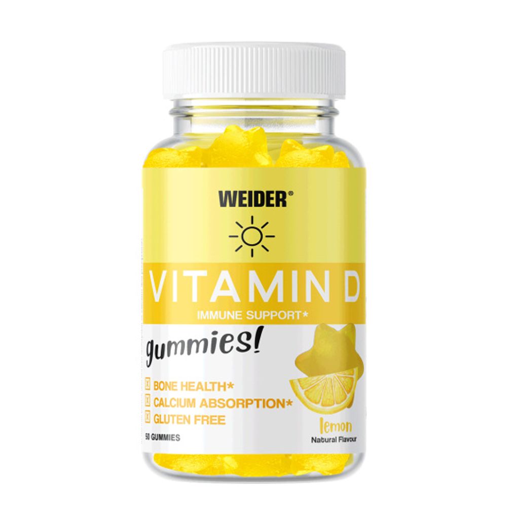 Weider Vitamin D Gummies (50) Lemon - Vitamine, Mineralien & Gesundheit - Vitamine