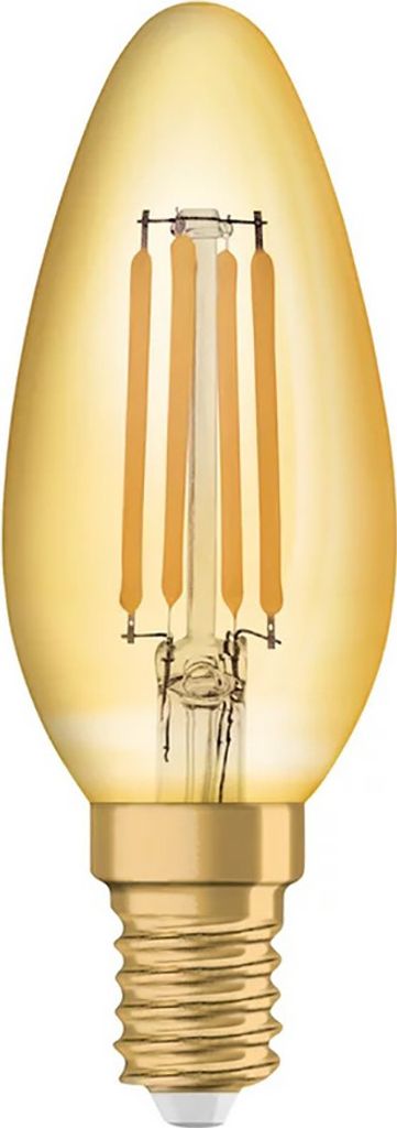 Osram LED Filament Kerze Vintage 1906 4W = 35W E14 Gold Produktbild 