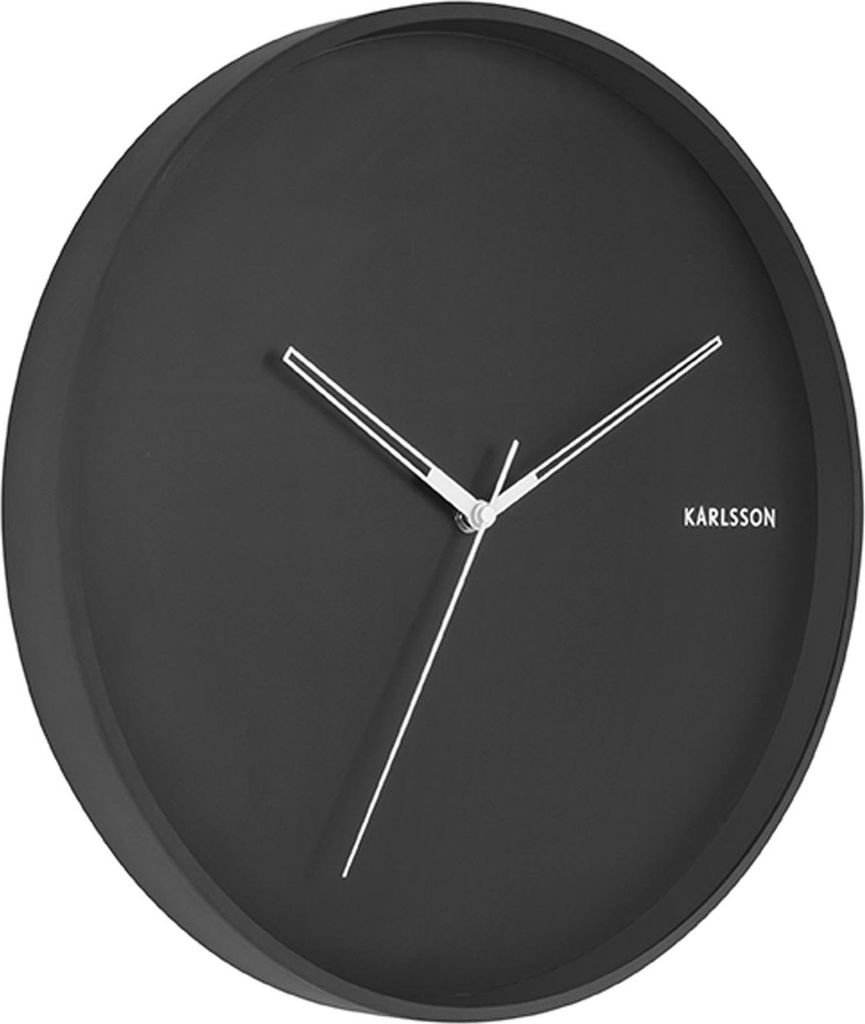 Wanduhr Hue Metall schwarz