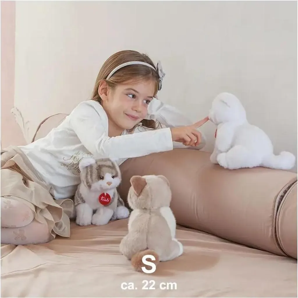 Marionnette à Main Lapin Virgil en Peluche Douce pour Éveil Bébé Trudi - 4