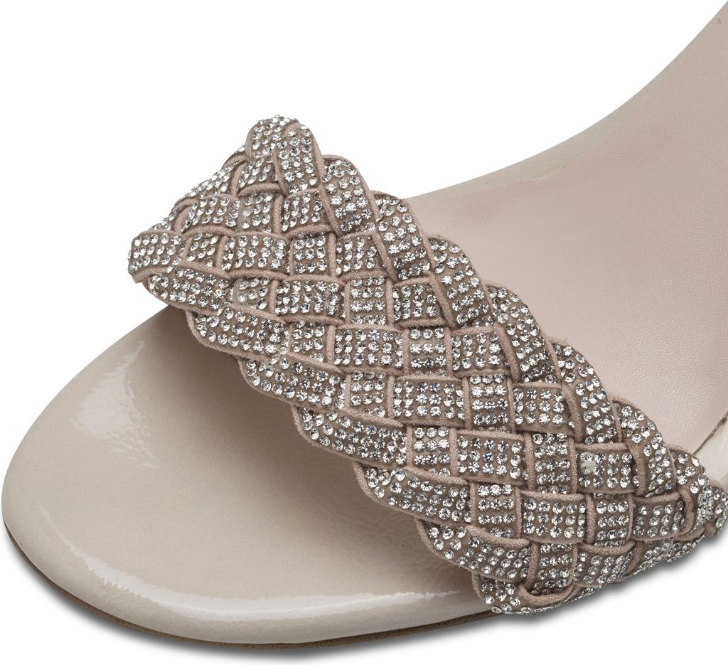 MARCO TOZZI Damen Sandalette geschlossene Ferse Glitzer Produktbild 14