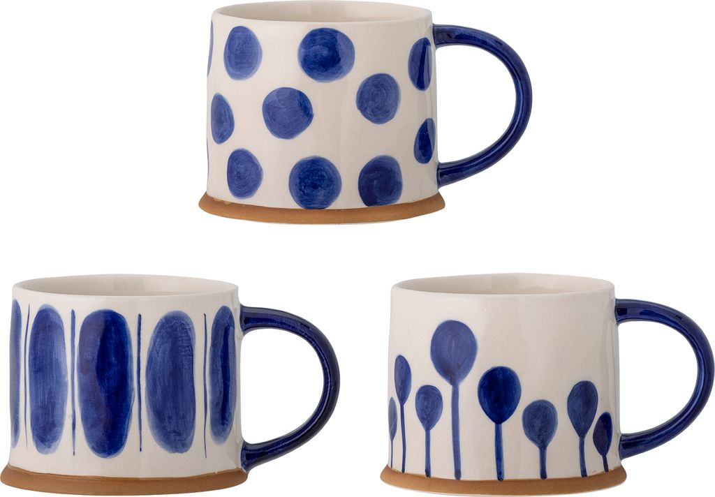 Tazza Linora, Blu, gres Immagine del prodotto 