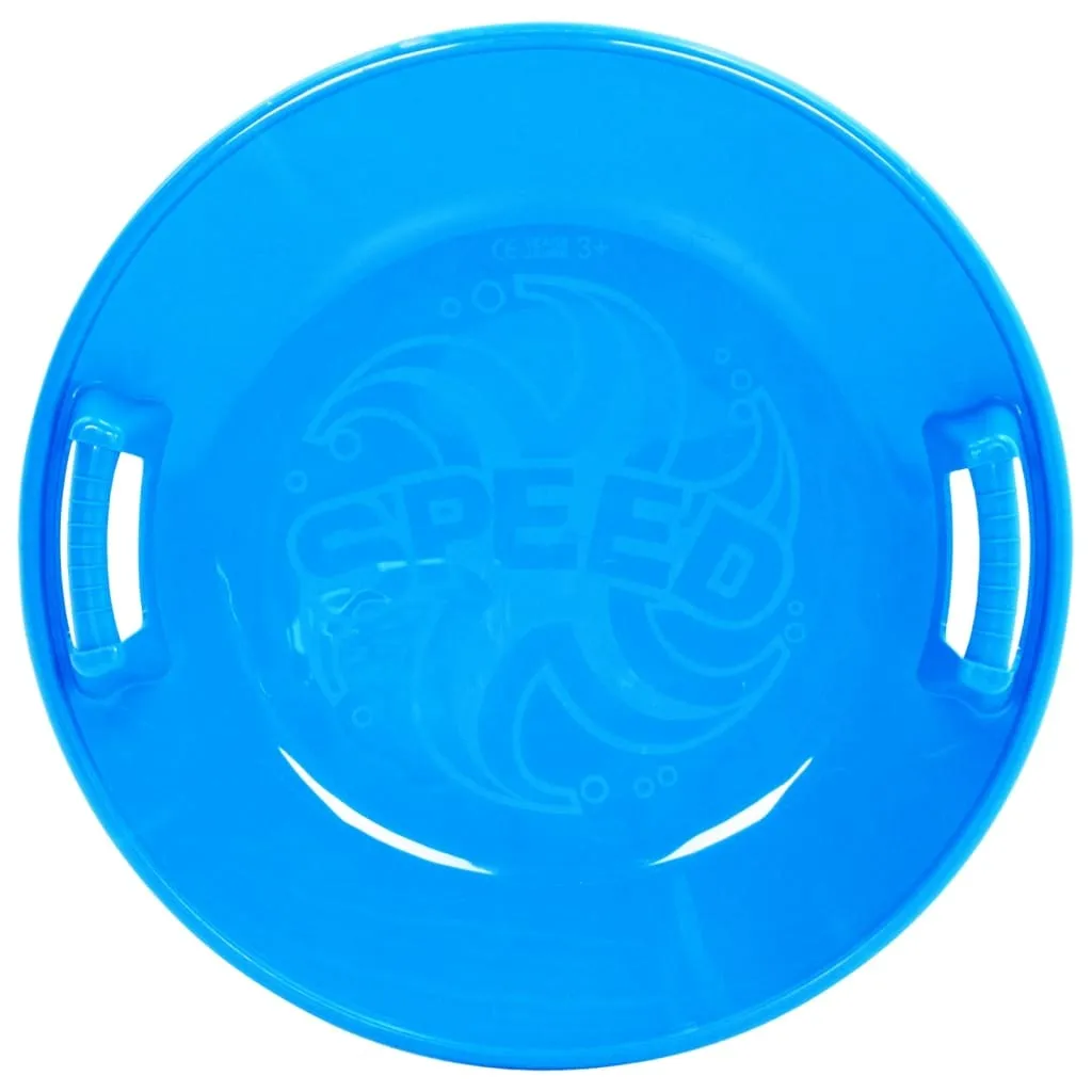Assiette glissante bleu 66,5 cm luge ronde vidaXL anti-choc enfant
