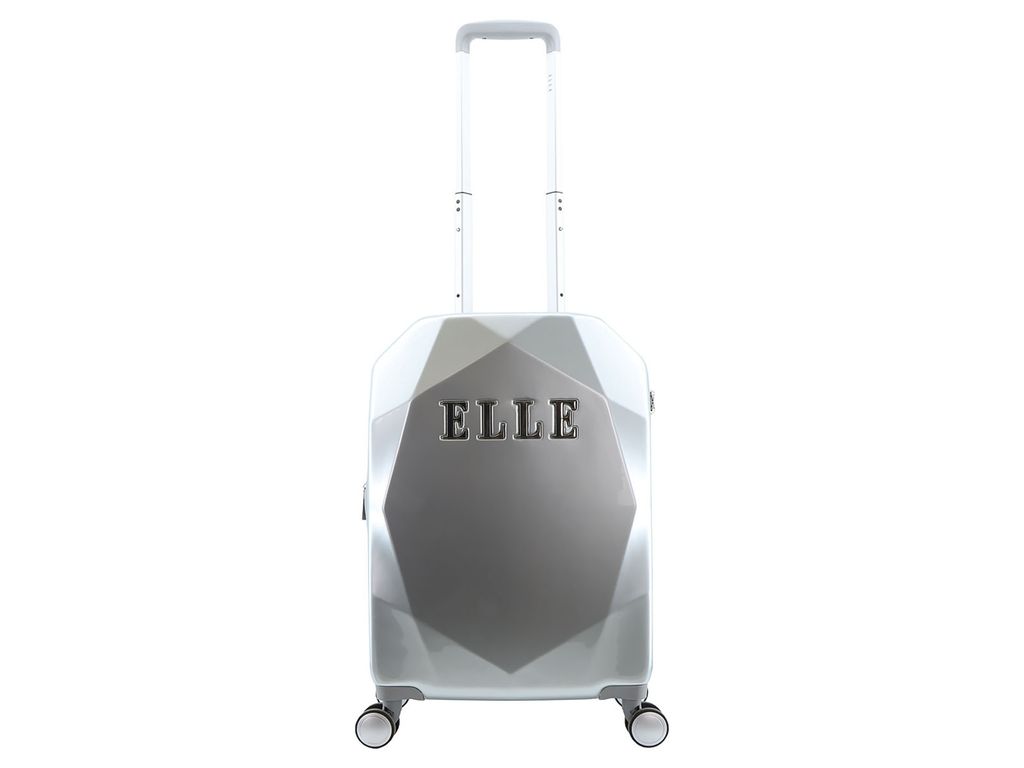ELLE Koffer Diamond Spinner Trolley Gr. S Silver Produktbild 