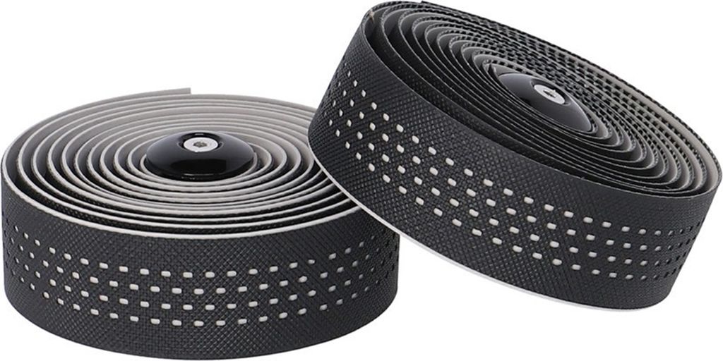 Ergotec Polster-Lenkerbandset San Remo schwarz/grau, Länge 2000mm, Breite 30mm