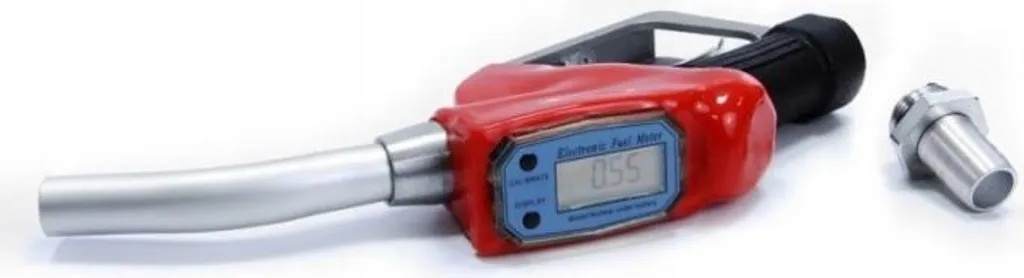 Pistolet distributeur de gasoil avec débitmètre électronique LCD intégré