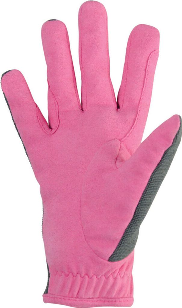 Little Rider - Kinder Karussell - Reithandschuhe BZ3903 (L) (Grau/Pink)