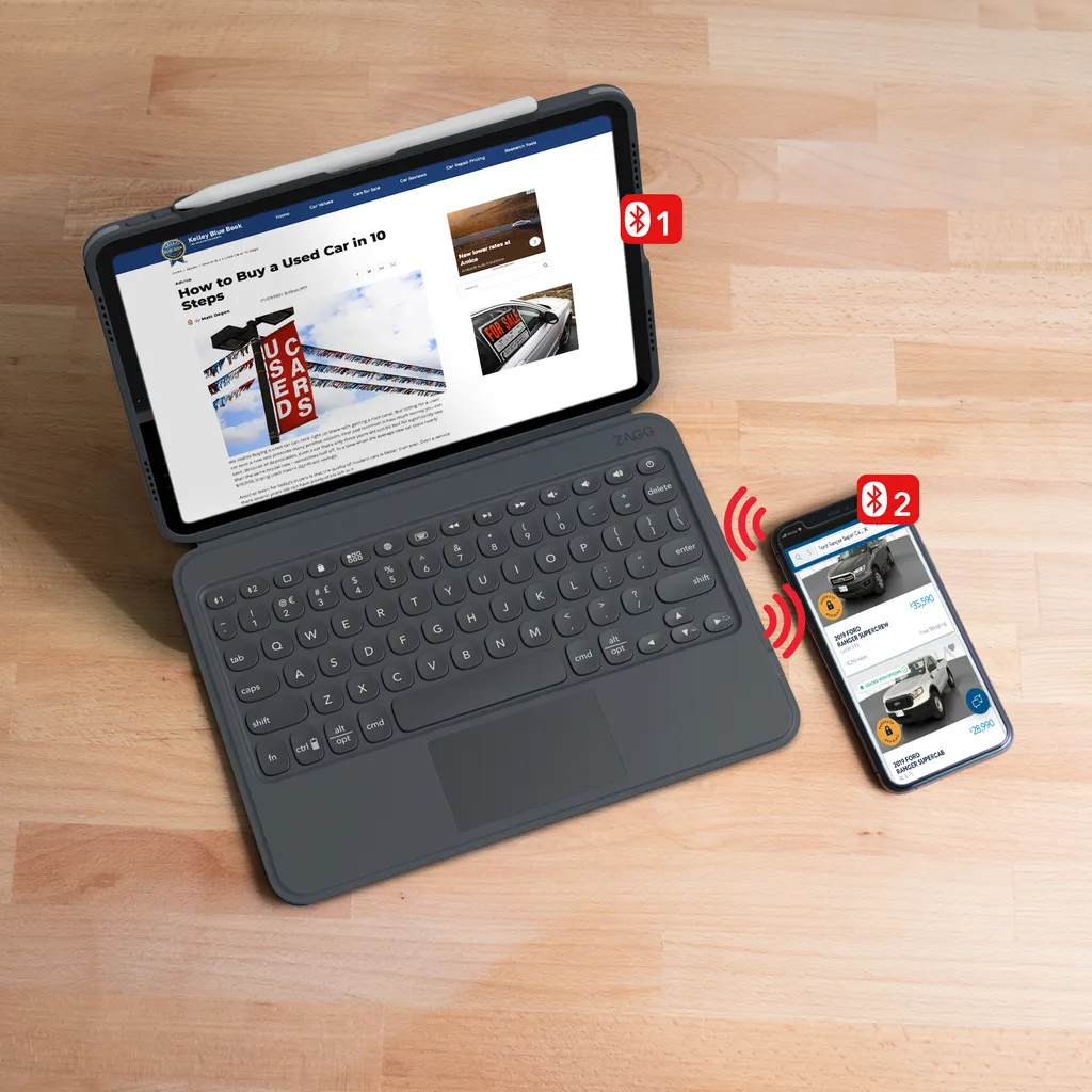 ZAGG Pro Keys iPad Pro 11 2021 Étui Clavier Idéal pour le Télétravail