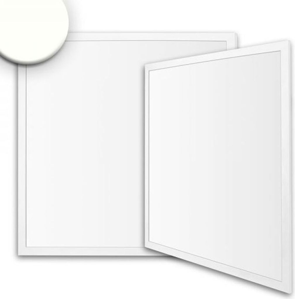 ISOLED LED Panel Business Line 600 UGR<19 2H/2H, 36W, Rahmen weiß RAL 9016, neutralweiß