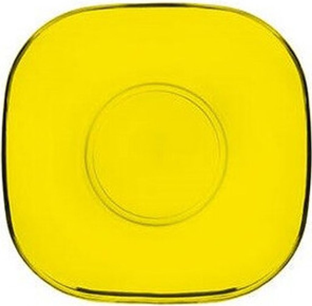 Glasteller Spring Colour 12,4 cm gelb