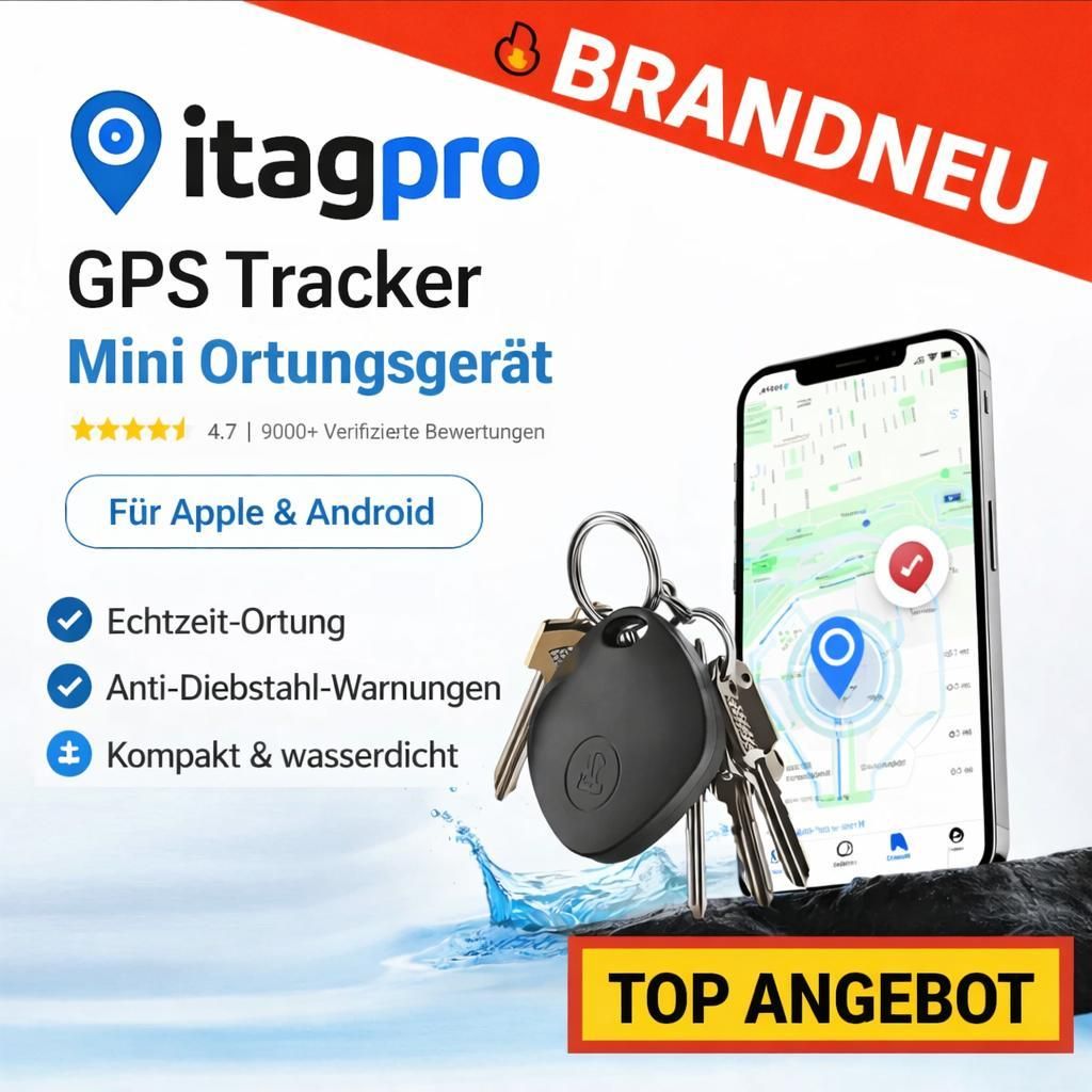 iTag Pro™ – mini GPS lokátor klíčů v reálném čase pro Apple Obrázek produktu 
