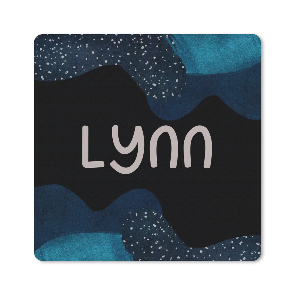 MuchoWow Mauspad Mousepad Lynn - Pastell - Mädchen 30x30 cm - Mousepads - Maus Mat - Pad - Mausunterlage - Gaming