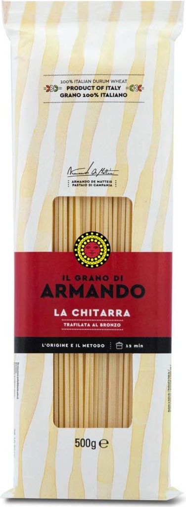 3x Il Grano Di Armando La Chitarra Italienischer Weizen Bronze gezeichnet 100% Italienische Pasta 500g