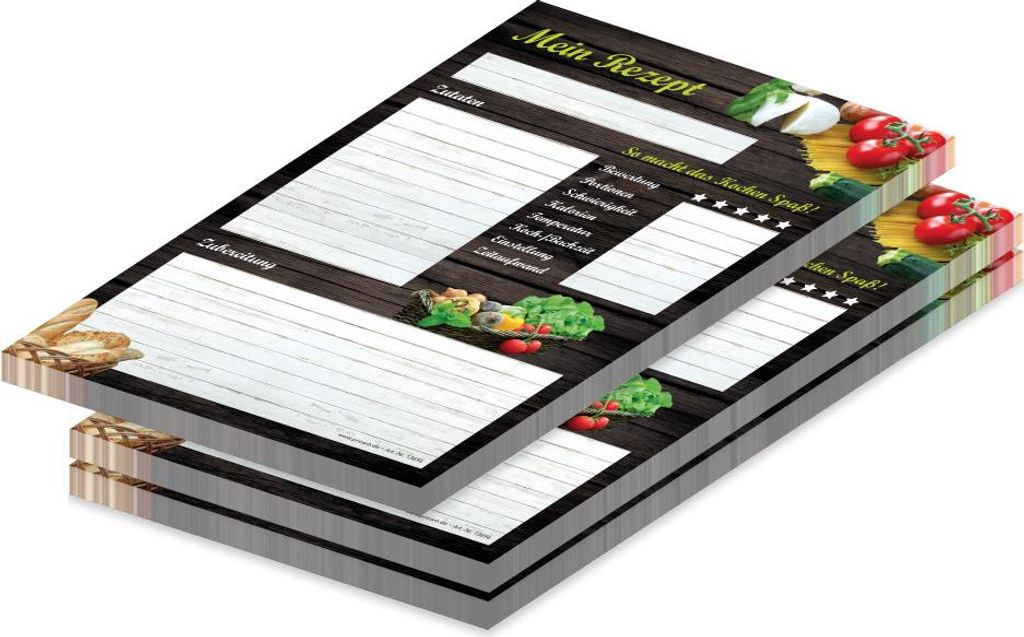 PRICARO Rezeptblock "Mediterran", A5, 3 Stück
