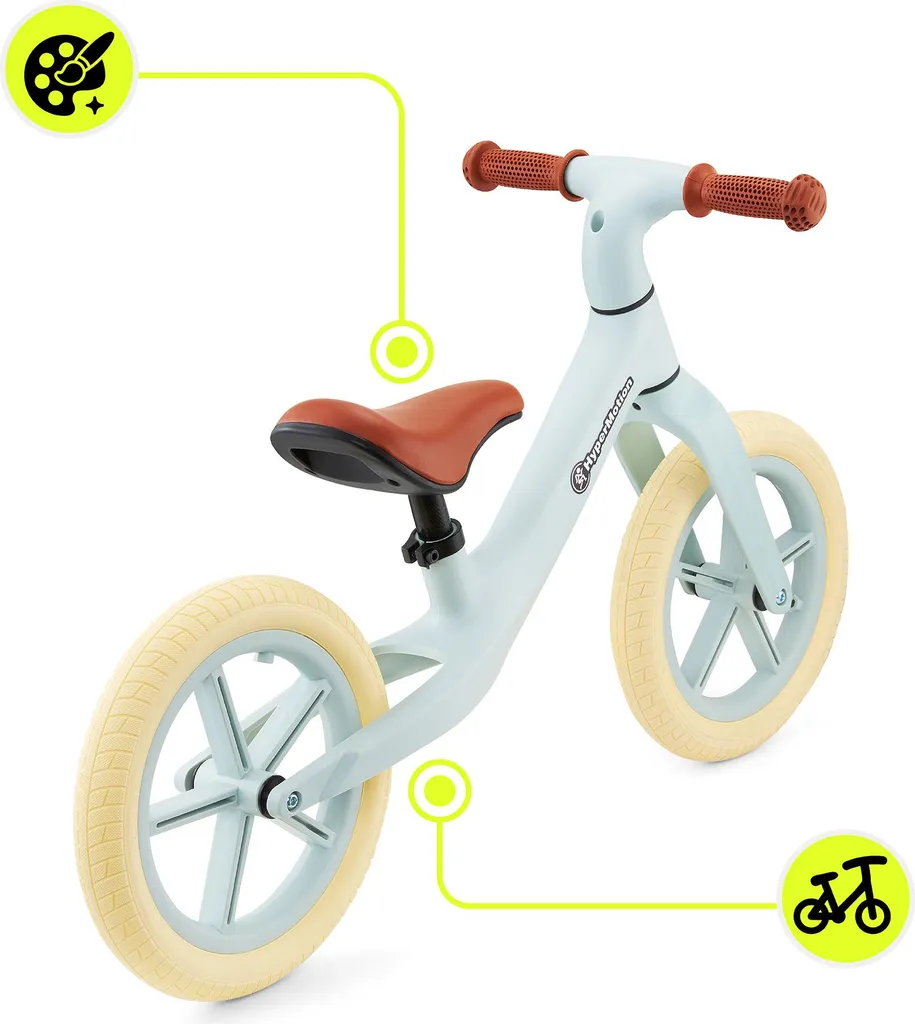 Draisienne Stable et Légère HyperMotion Marcelo avec Siège Ajustable