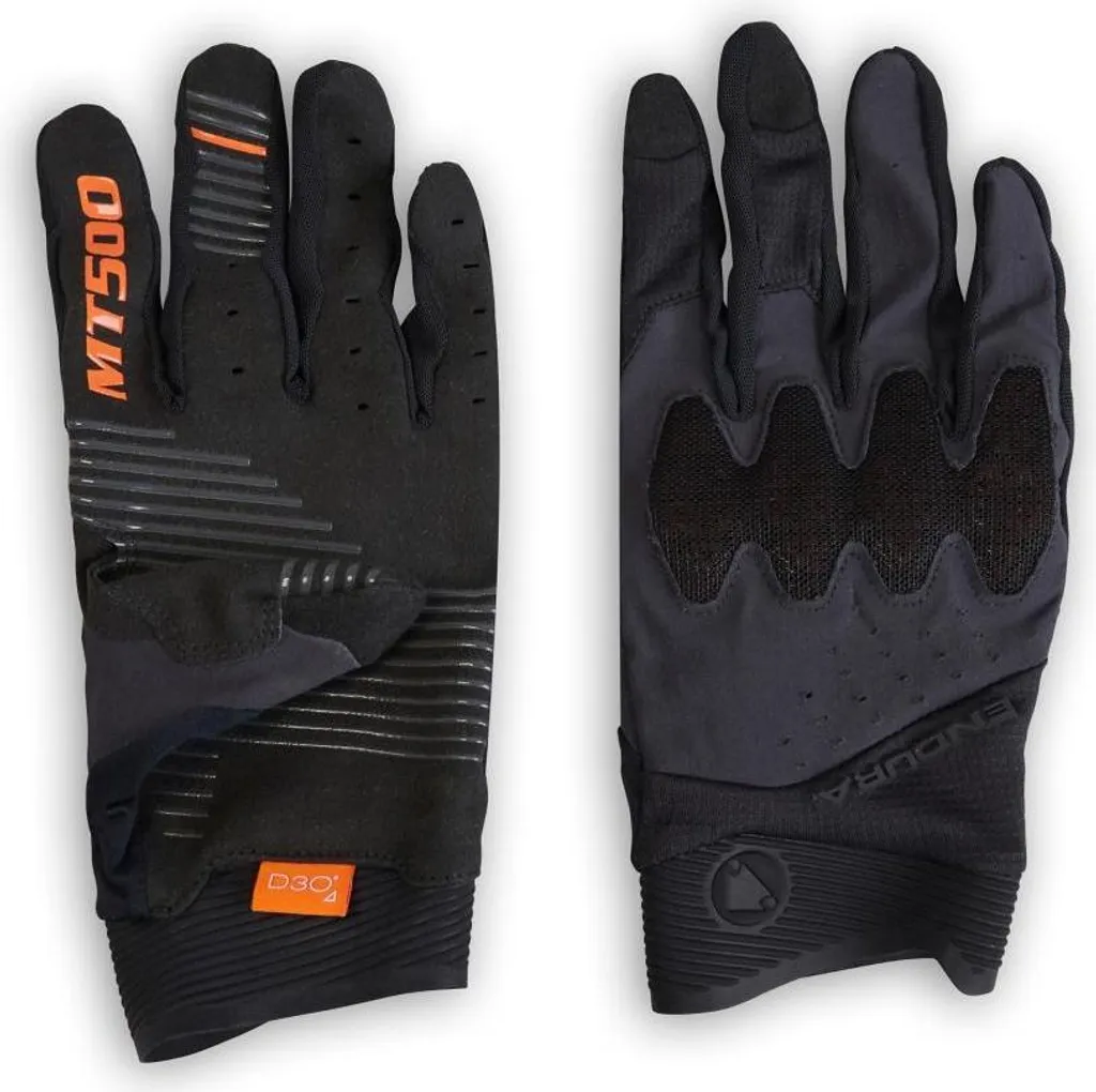 Gants de VTT de Protection avec Renforts D3O® Endura MT500 II Noir M