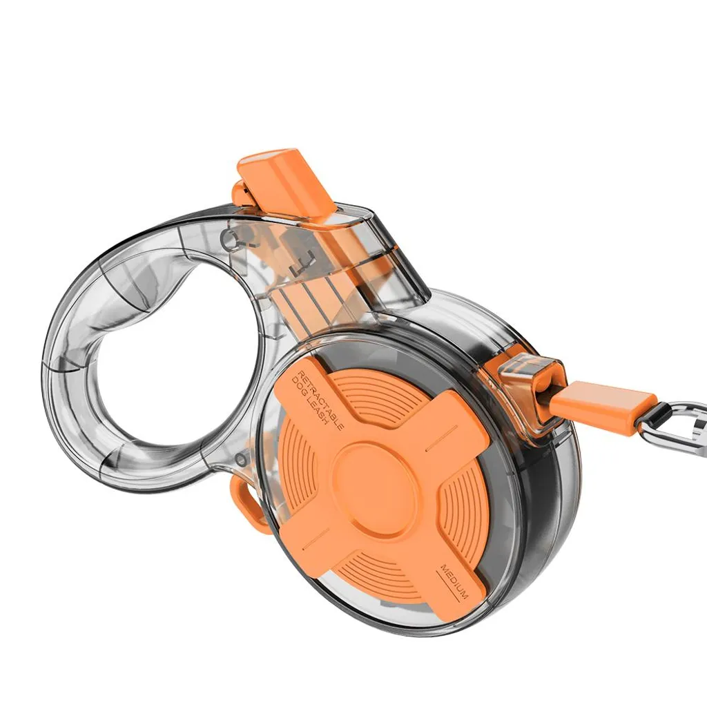 Recensione Guinzaglio a Rotella 4m Arancione - Stop e Riflettenza - 8