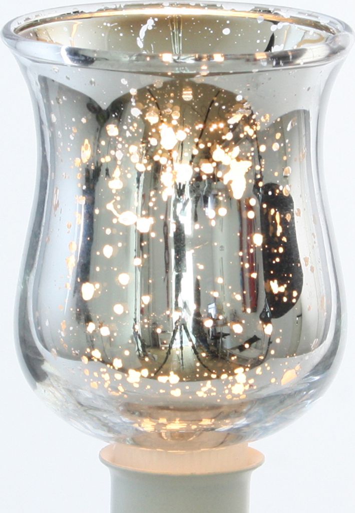 Dragimex, Partylicht, Glas, Bauernsilber, 8x5.5 cm, 45995 Produktbild 