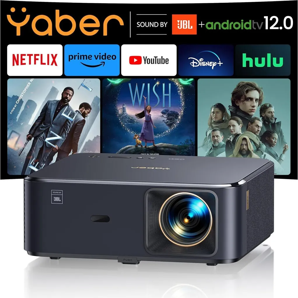 Projecteur Vidéo Connecté 1080P Full HD pour Jeux Olympiques d'Été