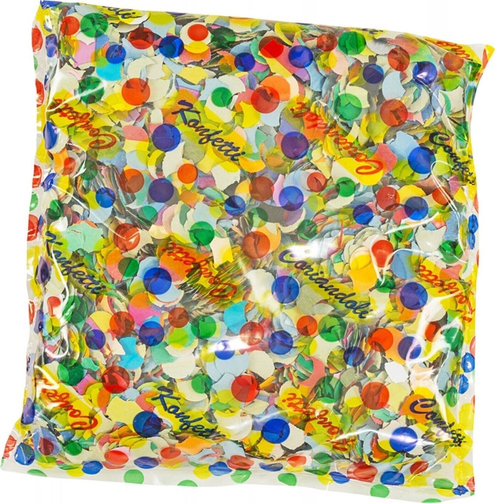 Deluxe buntes Konfetti 50 g  Geburtstag Karneval Fasching Produktbild 