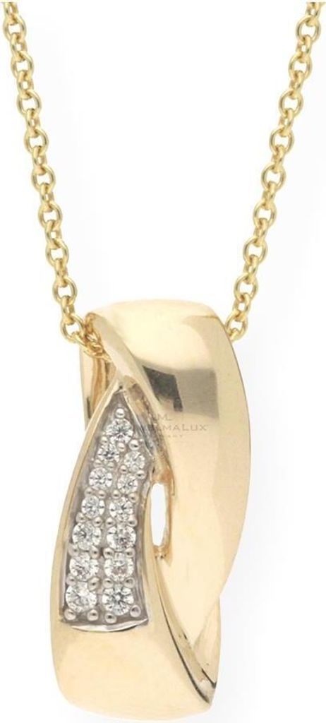 Kettenanhänger Gold 333 Zirkonia JL10-02-0994 JuwelmaLux
