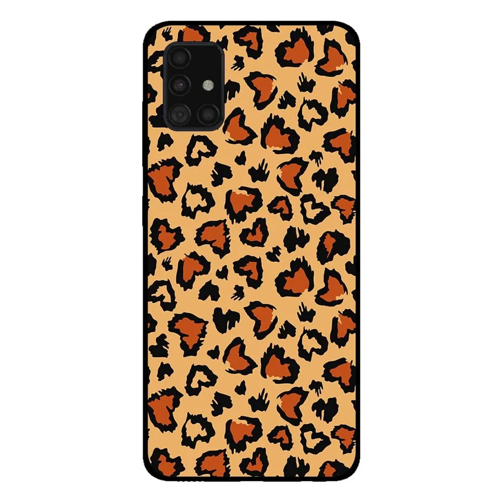 Custodia Smartphonica per Samsung A51 - Stampa Animalier Marrone