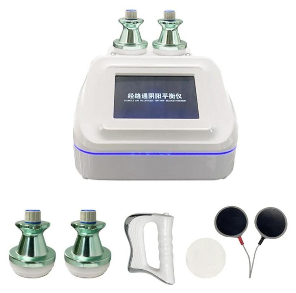 3-in-1 Lymphdrainagegerät - Elektrisches Körpermassagegerät - Mikrostrom EMS - Wärmefunktion - Schmerzlinderung - 220–240V EU-Stecker