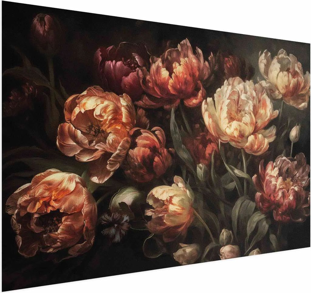 Posterpapier Poster - Blooming Tulips 60x40 cm Blumen b-H-10024-ao-a